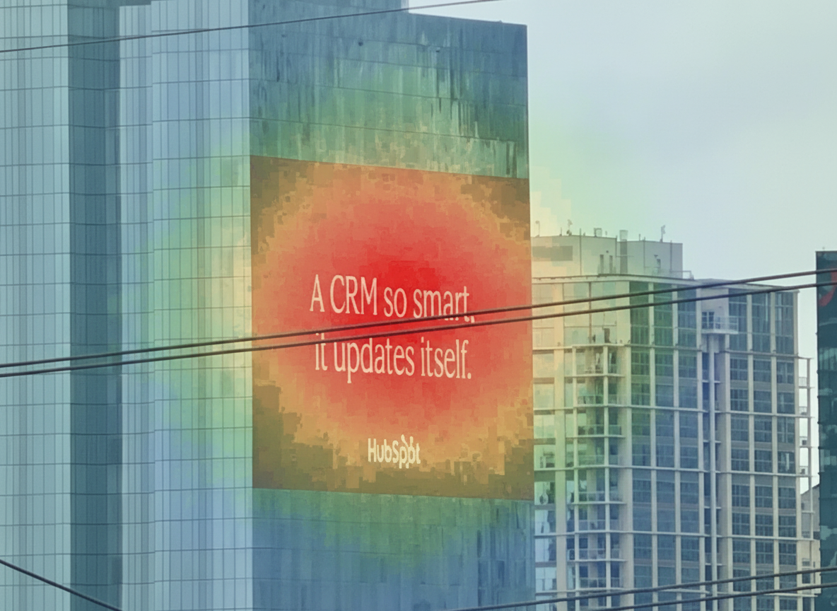 Eye-tracking heatmap