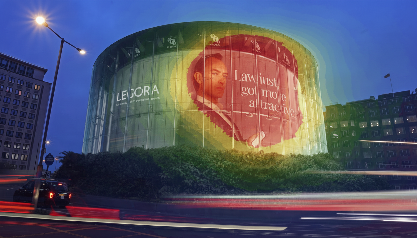 Eye-tracking heatmap