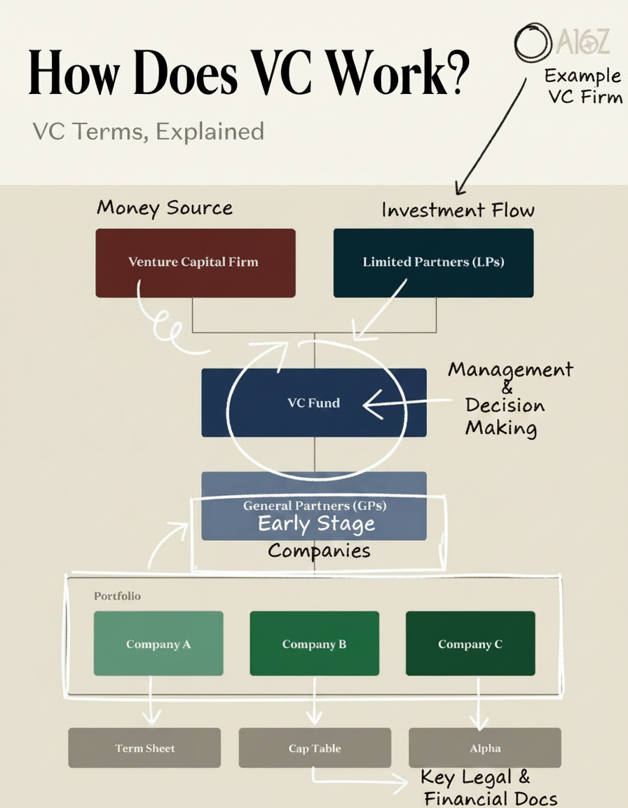 Annotated sketchbook style