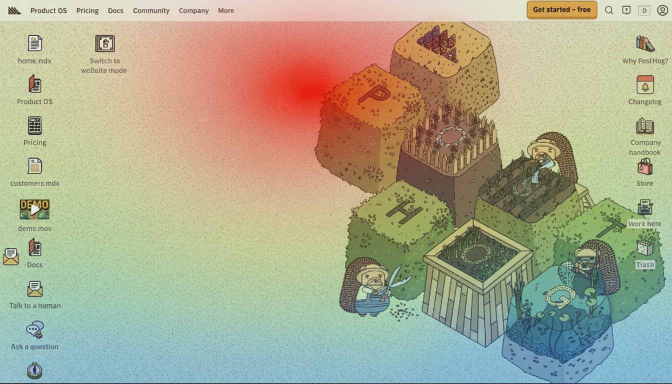 Eye-tracking heatmap