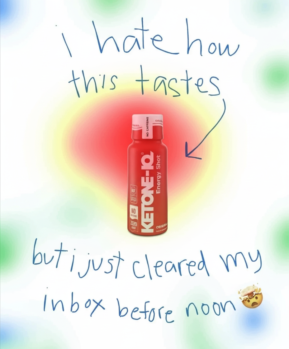 Eye-tracking heatmap