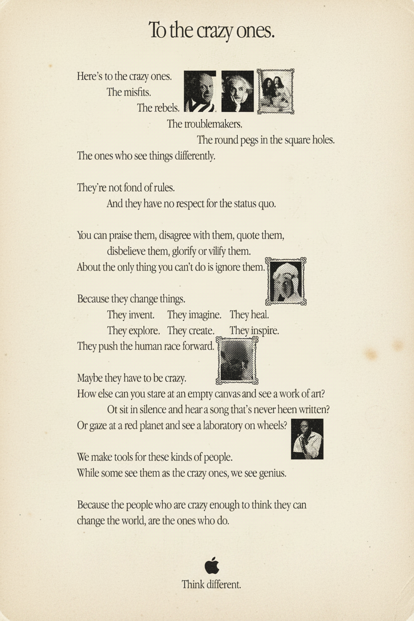 Classic 1950s print ad