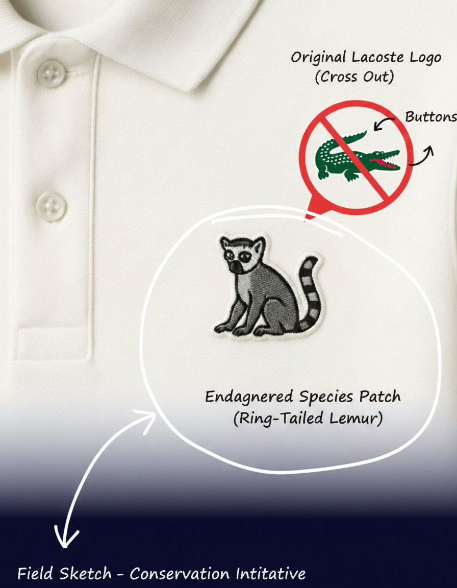 Lacoste Ditches Crocodile For Endangered Species | Swipefile