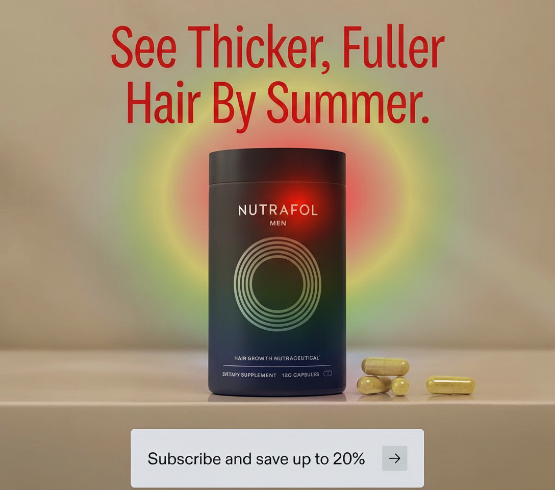 Eye-tracking heatmap
