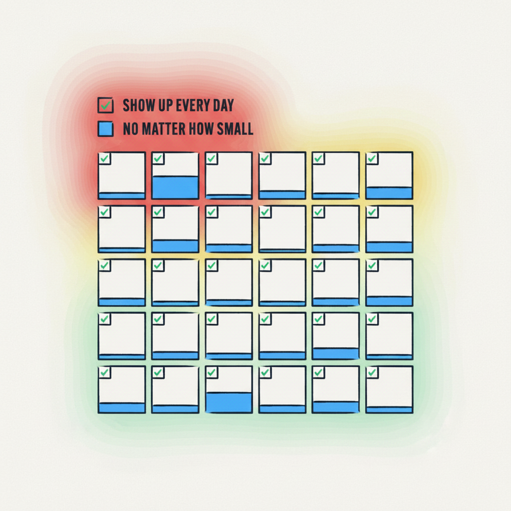 Eye-tracking heatmap