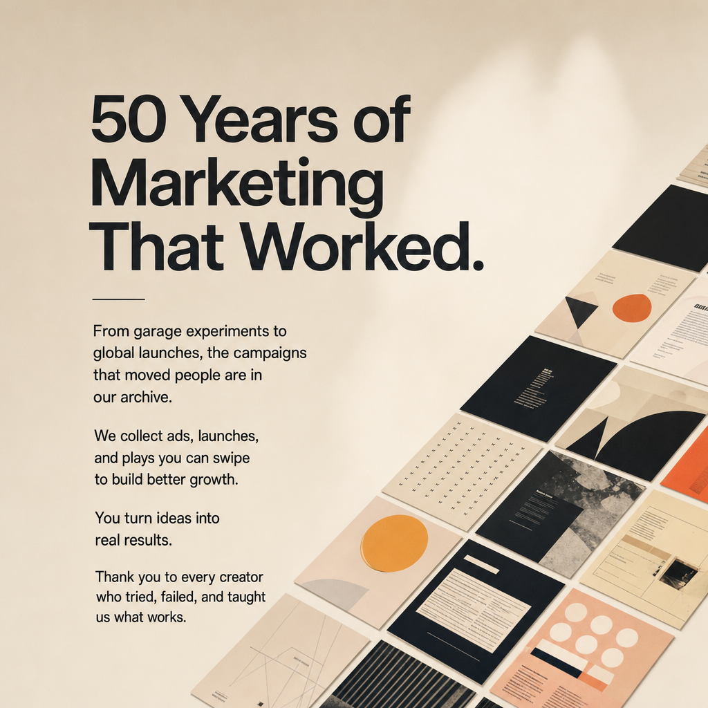 Remix inspired by Apple's Think Different Brand Playbook