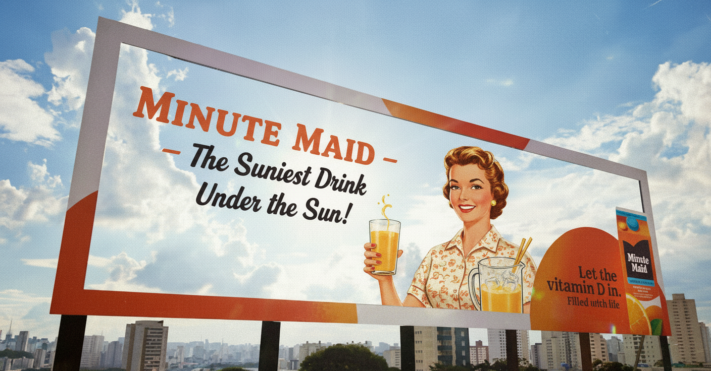 Classic 1950s print ad