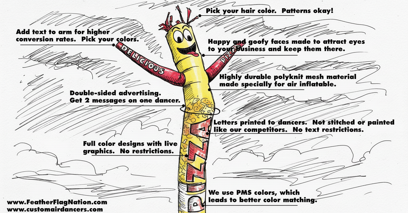 Hand-drawn pen style