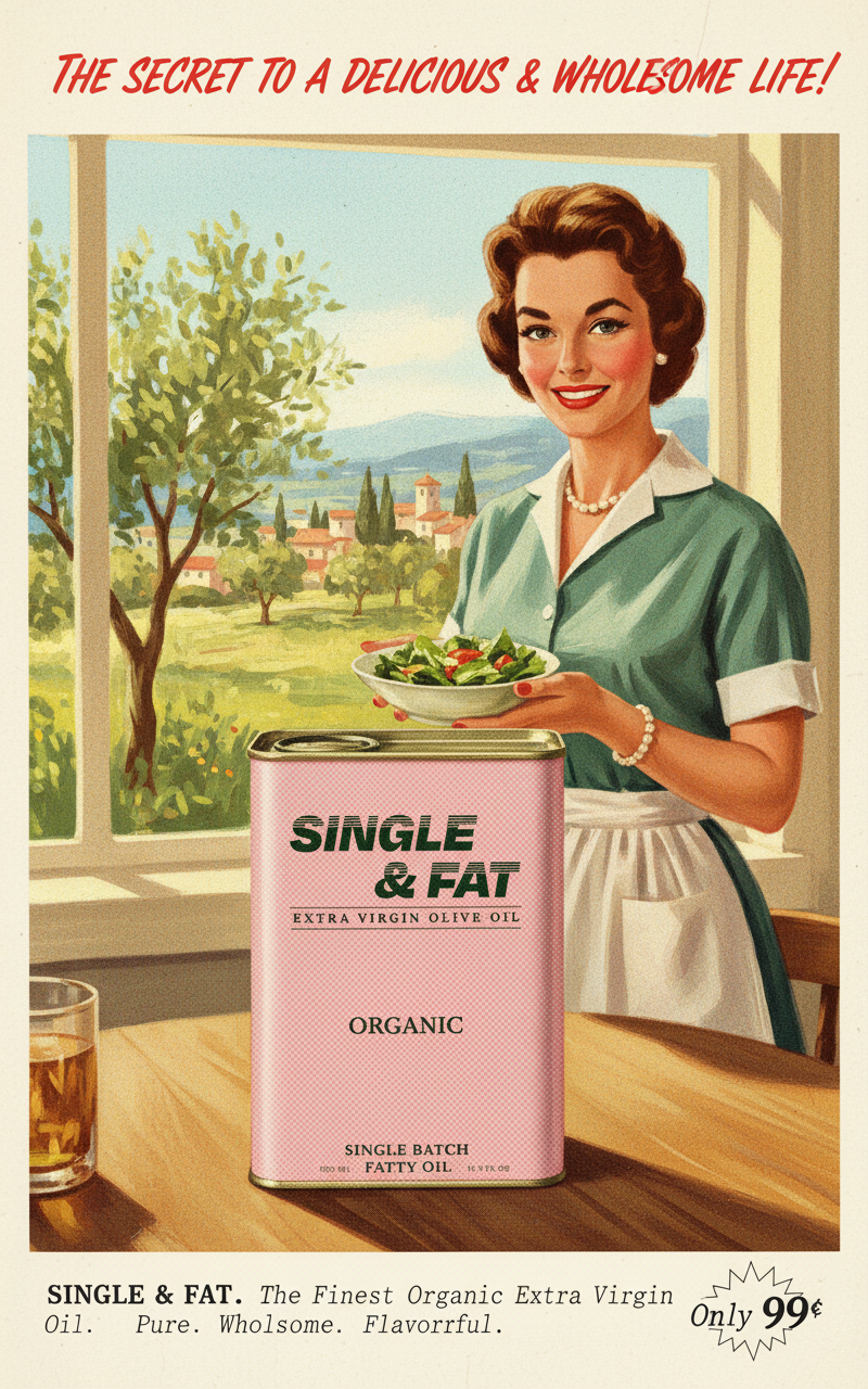 Classic 1950s print ad