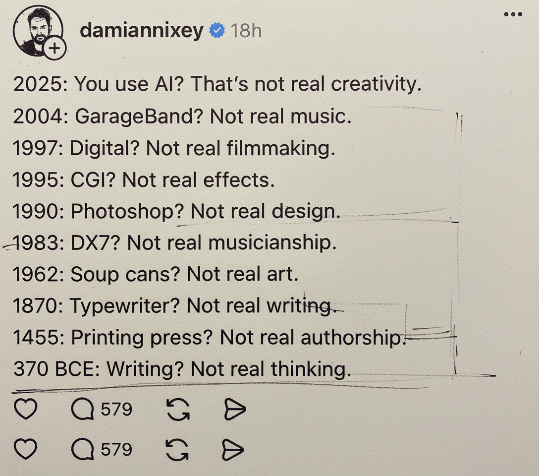Hand-drawn pen style