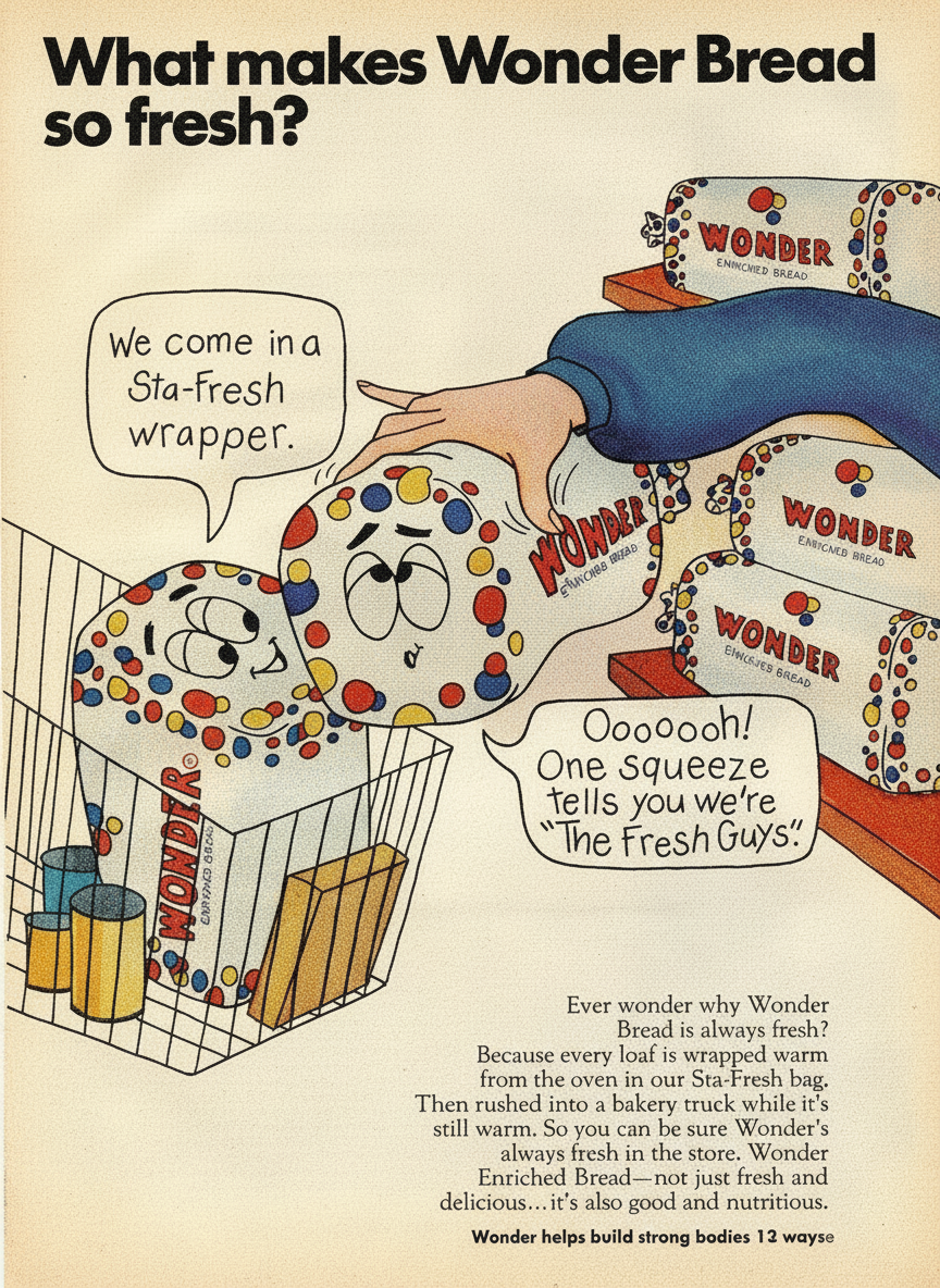 Classic 1950s print ad