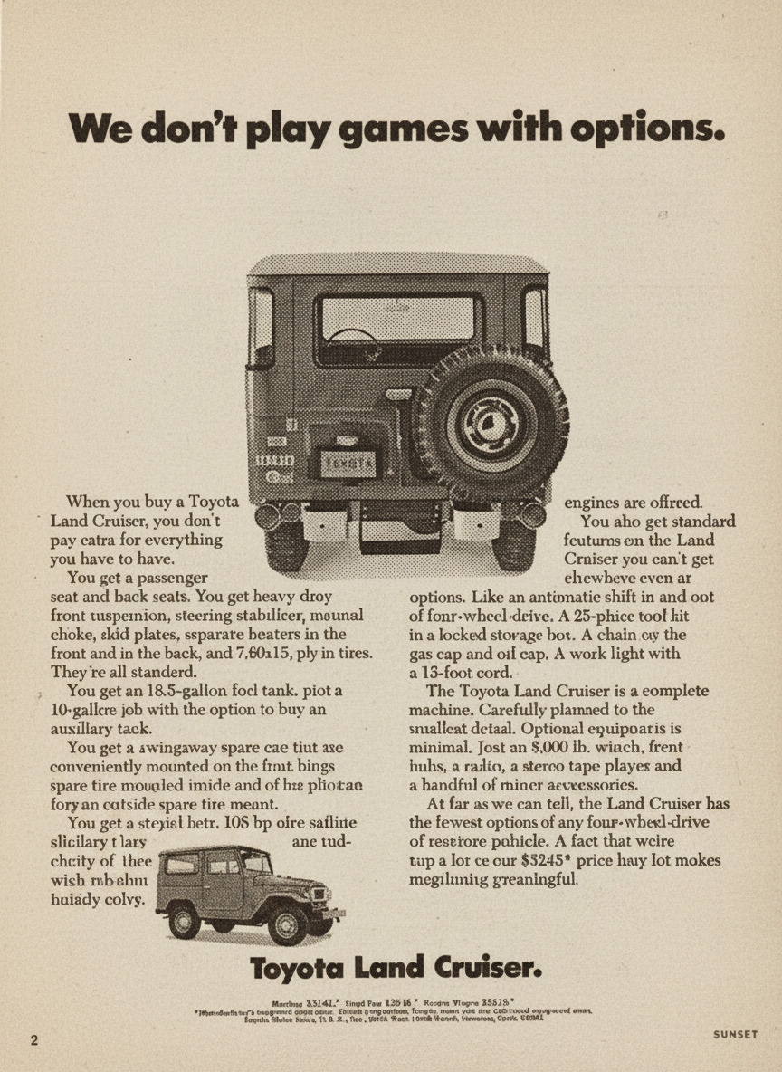 Classic 1950s print ad