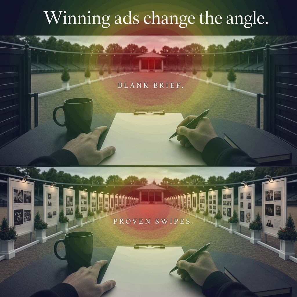 Eye-tracking heatmap