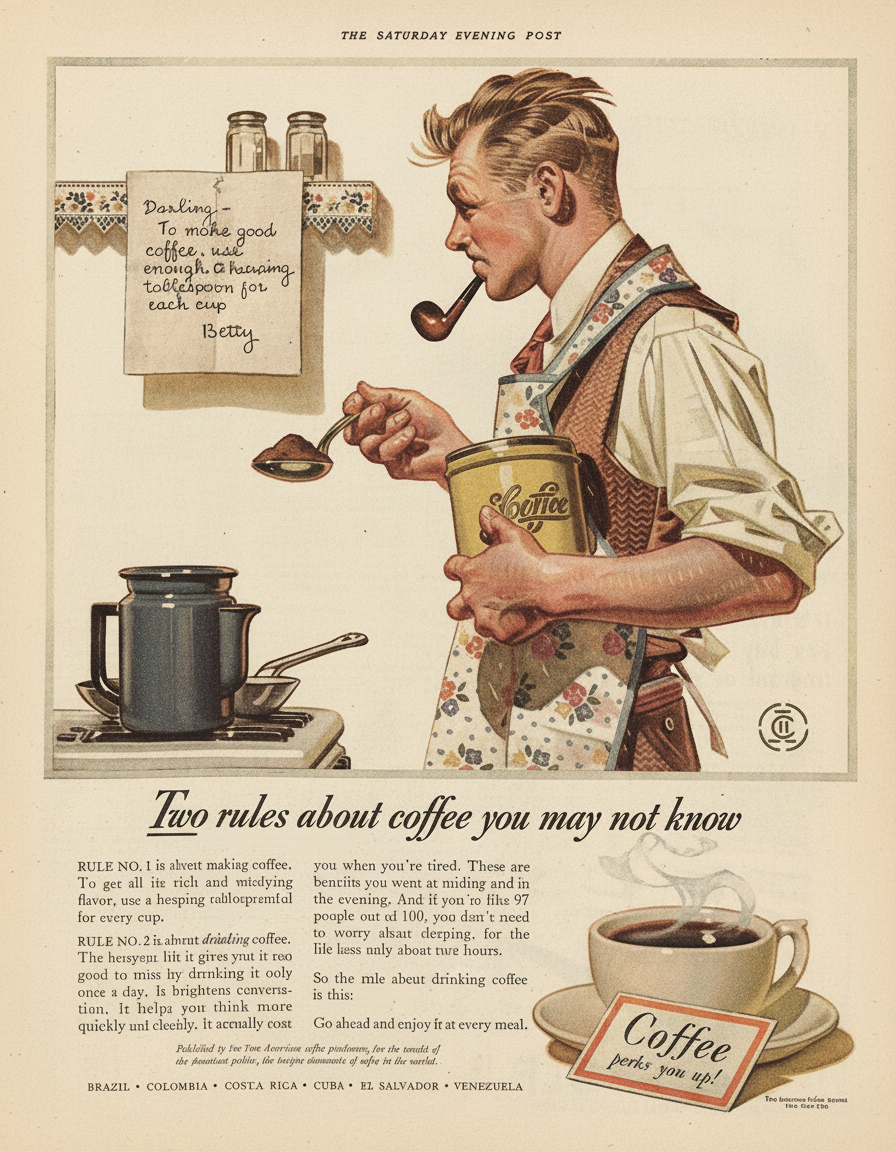 Classic 1950s print ad