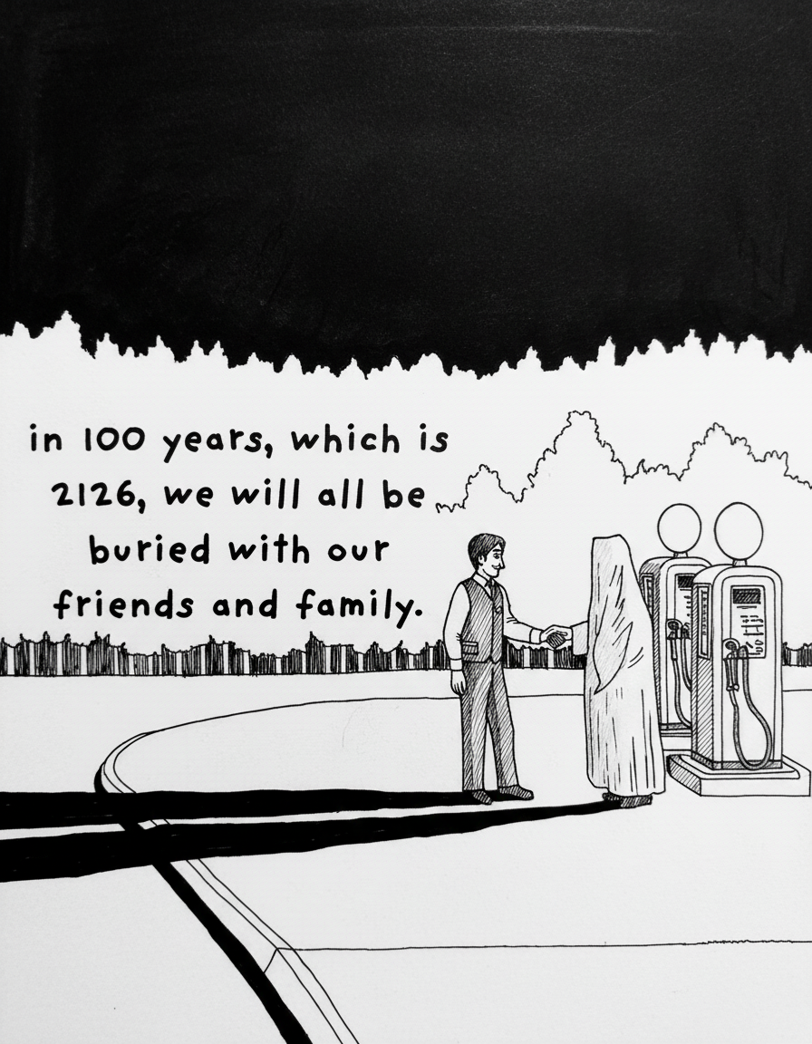 Hand-drawn pen style