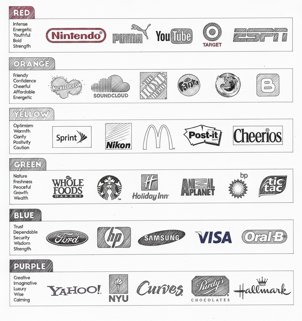 Hand-drawn pen style