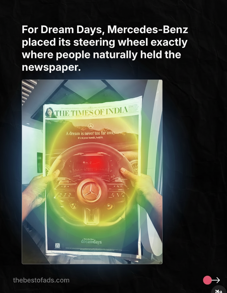 Eye-tracking heatmap