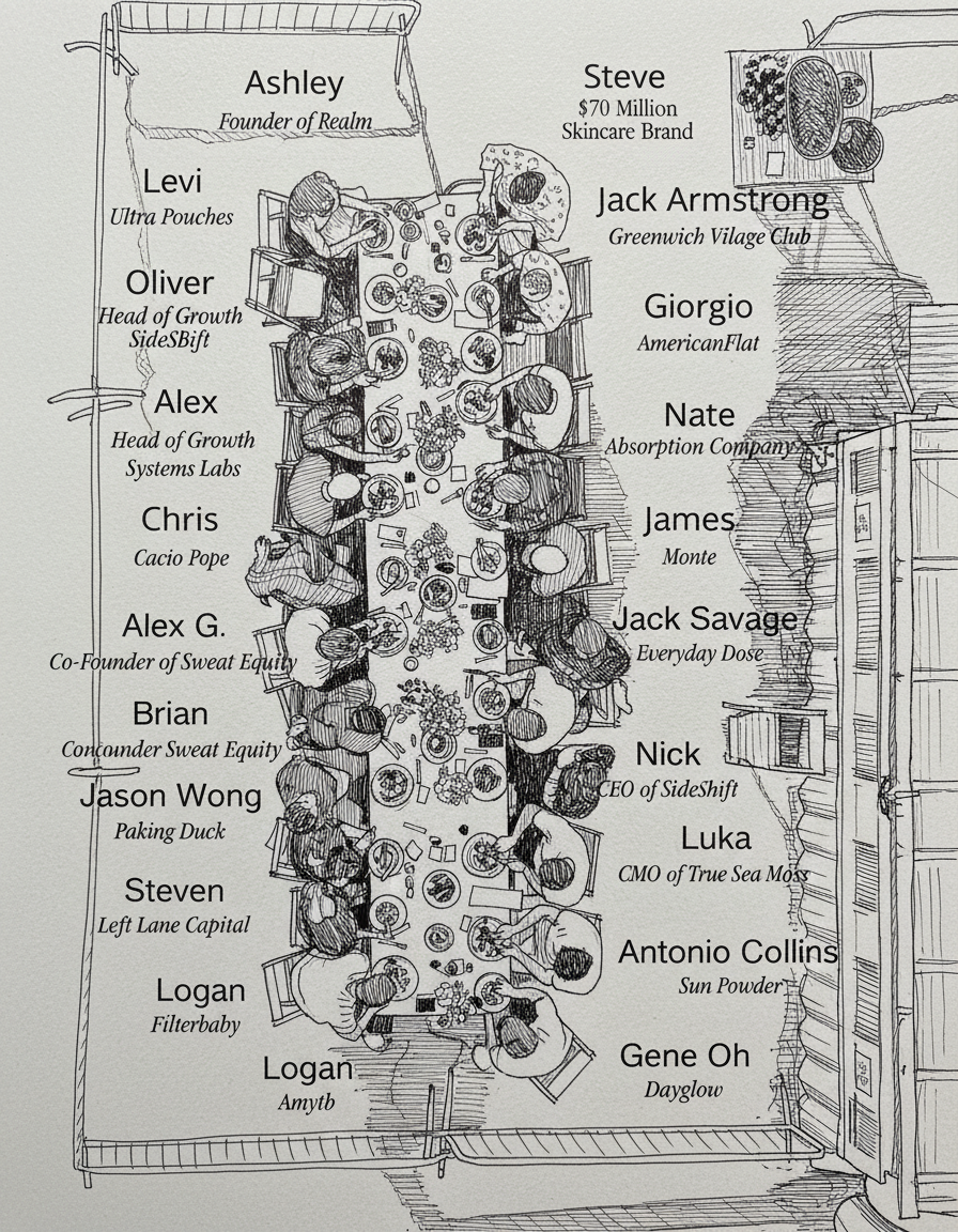 Hand-drawn pen style