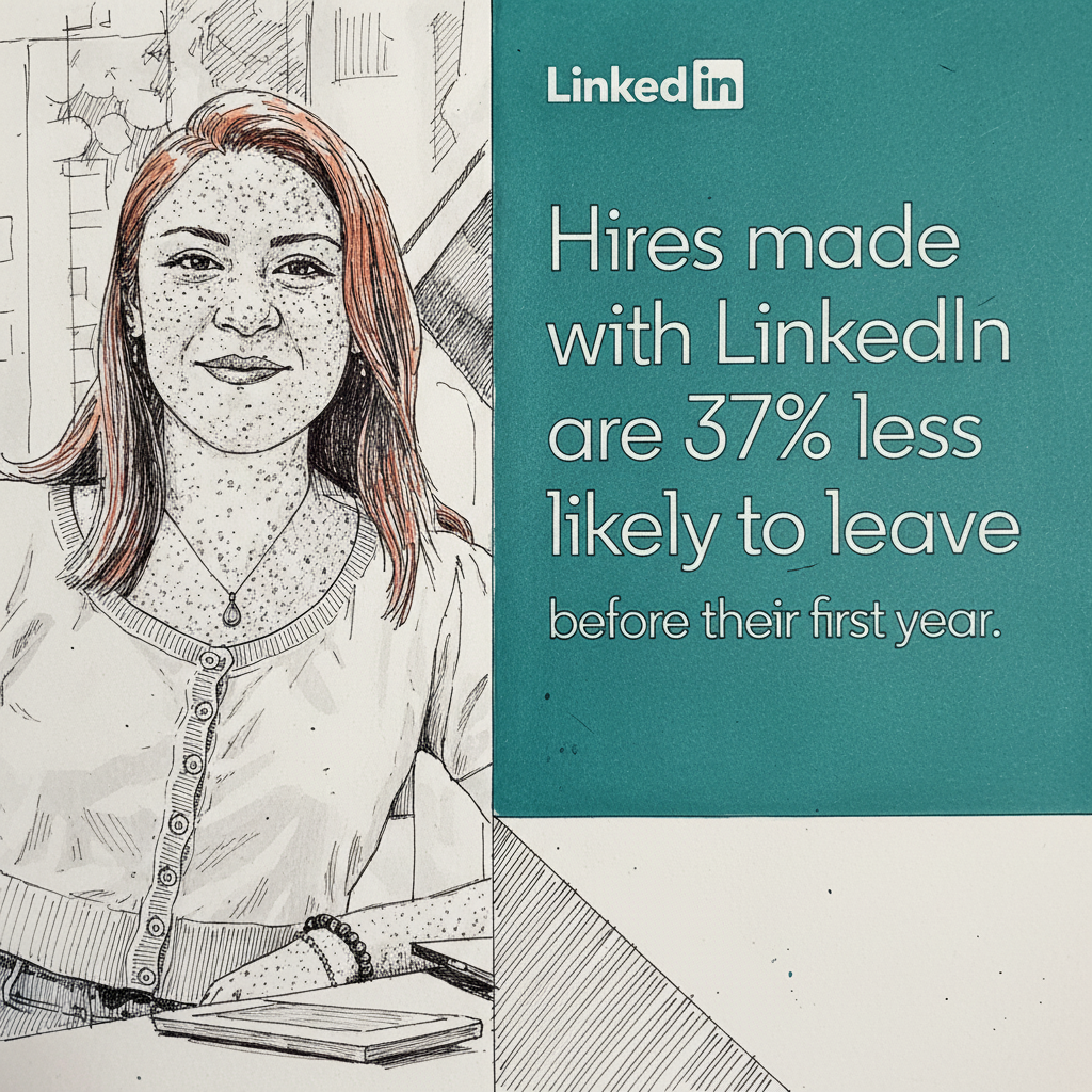 Hand-drawn pen style