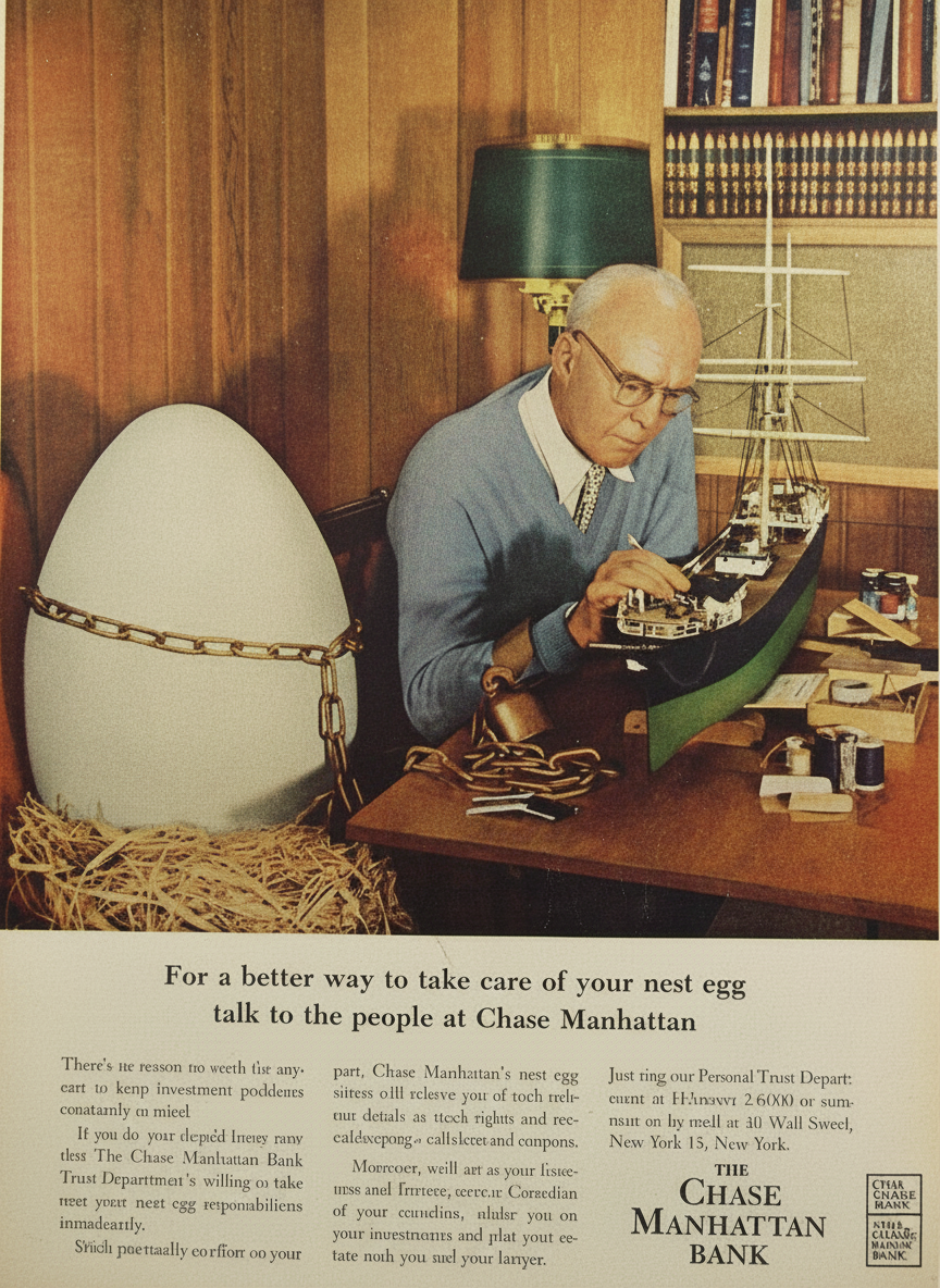 Classic 1950s print ad