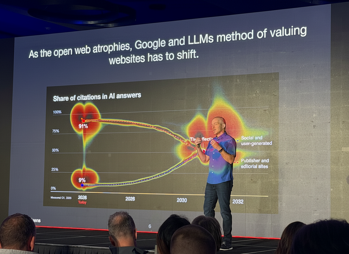 Eye-tracking heatmap