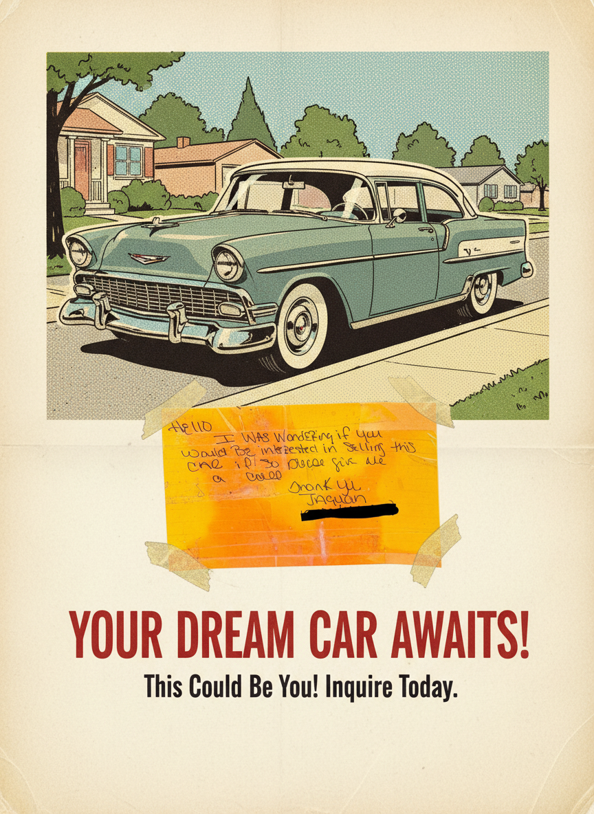 Classic 1950s print ad